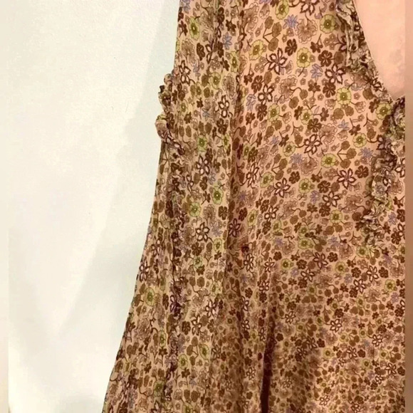 SCOTCH & SODA floral flowy ruffle mini dress size S sundress date night - Picture 5 of 7
